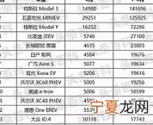 电动汽车十大品牌排行榜 特斯拉第一，比亚迪上榜