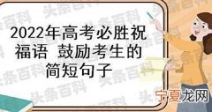 给高三学生祝福语简短