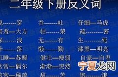 反义词