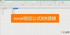 excel锁定公式$怎么输入