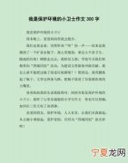 关于环境的作文，关于保护环境的作文400字左右