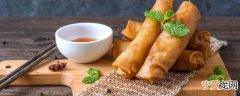 春卷的家常煮法 春卷家常好吃的做法介绍