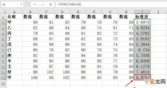 Excel表格该咋得才可以算标准差