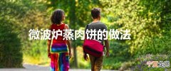 微波炉蒸肉饼的做法