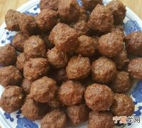 炸牛肉丸子的做法，开封炸牛肉丸子的做法