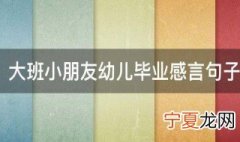 大班小朋友幼儿毕业感言句子 大班小朋友幼儿毕业感言句子简短
