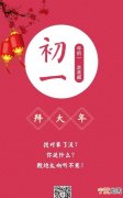 正月初一是什么节