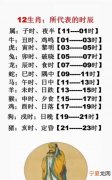 时辰对照表属相，上午10:30出生的时辰属相