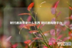 财付通消费是什么东西 财付通购物平台