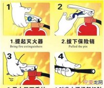 如何使用干粉灭火器，正确使用干粉灭火器的八个步骤？