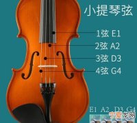 小提琴几根弦，小提琴四根弦分别代表什么字母？
