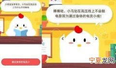 小鸟站在高压线上为什么不会触电