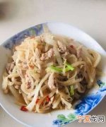菜头炒肉做法，腌萝卜丝炒肉的做法