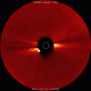 CME NASA太阳轨道飞行器捕捉到日冕物质抛射的华丽一瞥
