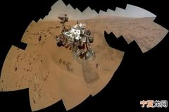 好奇号火星车正在火星南部的盖尔撞击坑进行探索