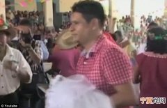 墨西哥南部小镇镇长按传统仪式“娶”鳄鱼为妻