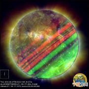 美国飞船故障太阳照片像木星