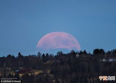 6月21日夏至又恰逢满月：“草莓月亮”现身