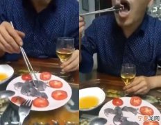 极具争议的中国菜“三吱儿”蜜唧：生吃小老鼠