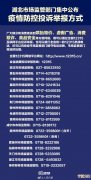 新冠肺炎疫情防控举报方式：湖北市场监管部门公布新型冠状病毒疫情防控投诉